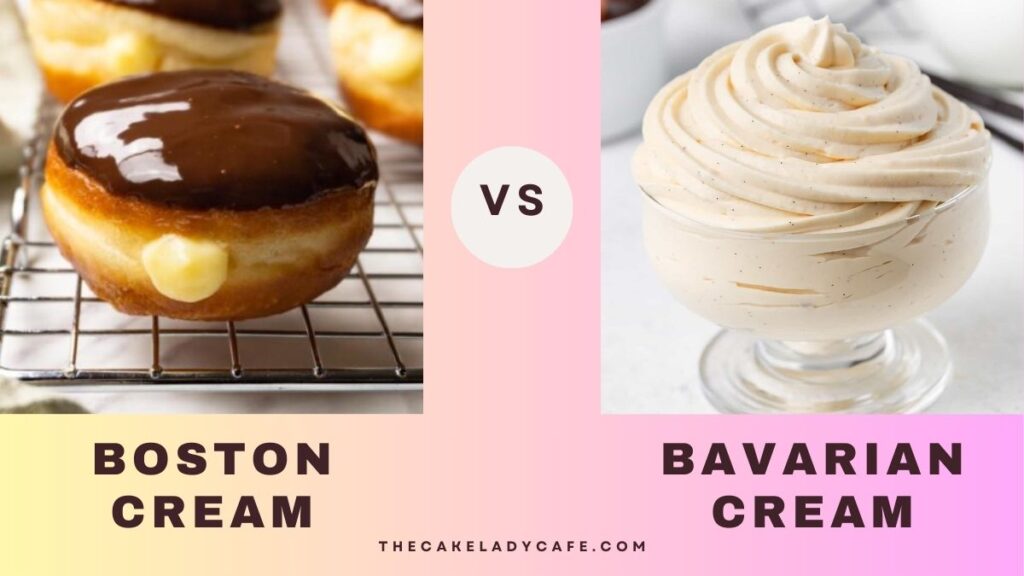 Boston Cream Vs Bavarian Cream